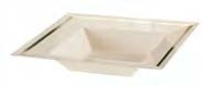 5oz  Imperial Plastic bowls for weddings Ivory/Gold 120 Count
