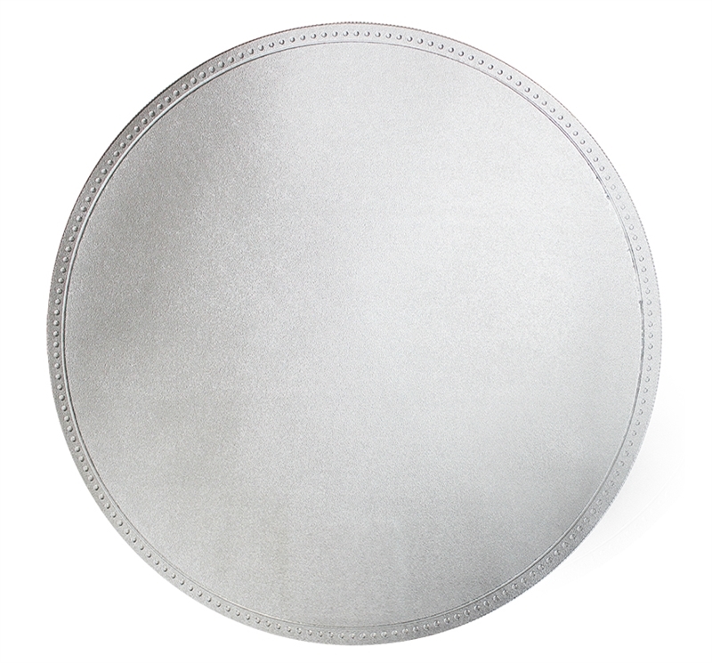 Shiny Silver Charger Plate (Set of 2) - Luxury Table DÃ©cor