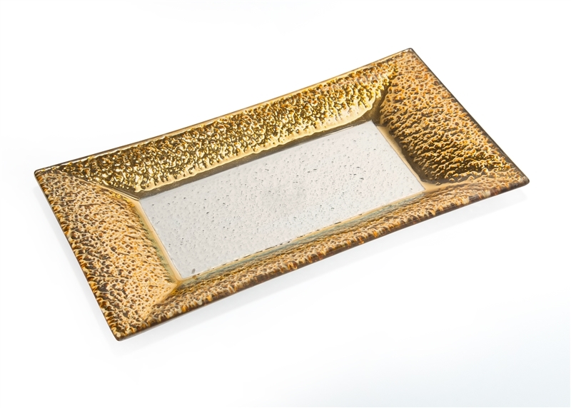 Golden Granite Rim GlassTray