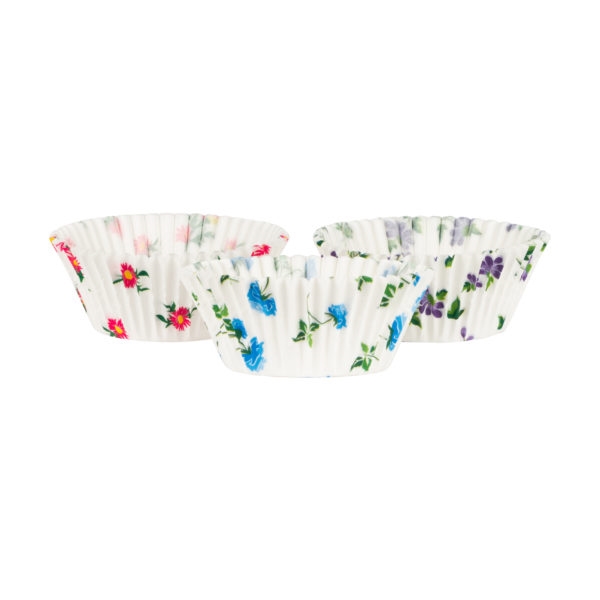 Floral Pattern Baking Cups 72 ct
