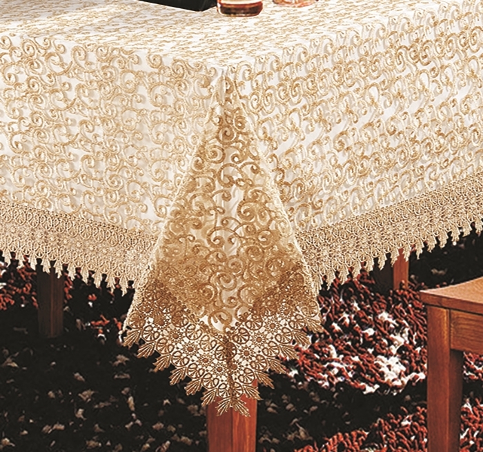 H250 Luxury Tablecloth in Gold