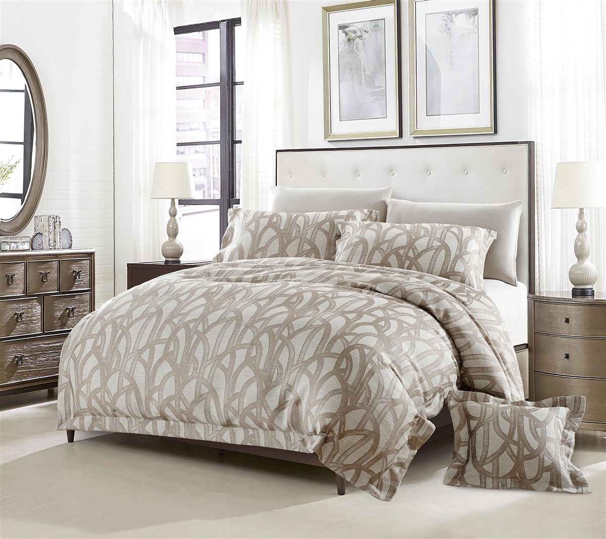 Aspen Luxury 8pc Twin Bedding Set - Discount Bed Linens