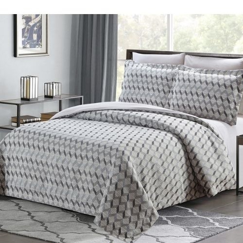 Pasadena Grey Luxury 8pc Twin Bedding Set - Discount Bed Linens