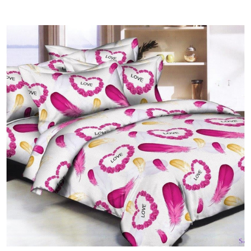 Superior Linen: Lovely Feathers 6PC Twin Bedding Set