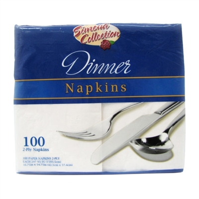 100 count Dinner napkins