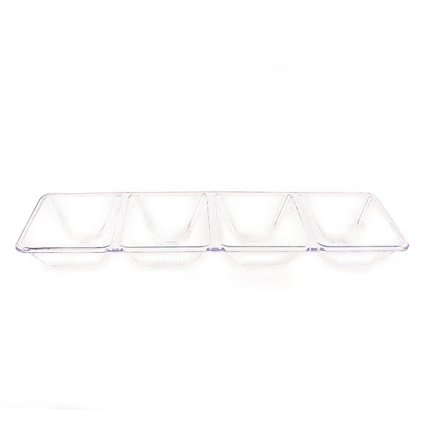 Clear 4 Section Tray