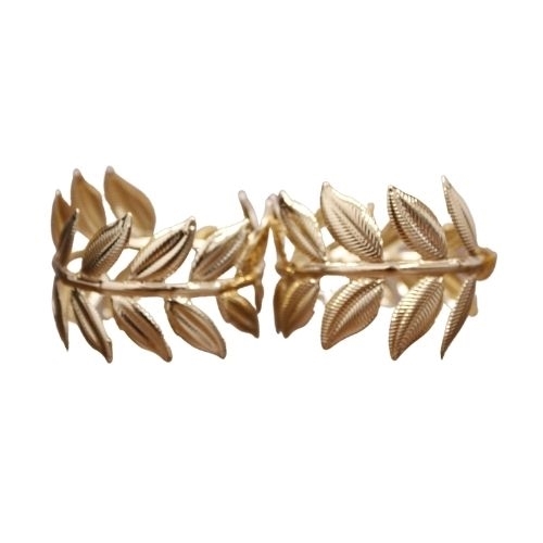 Gold Leaves Napkin Ring set of 4