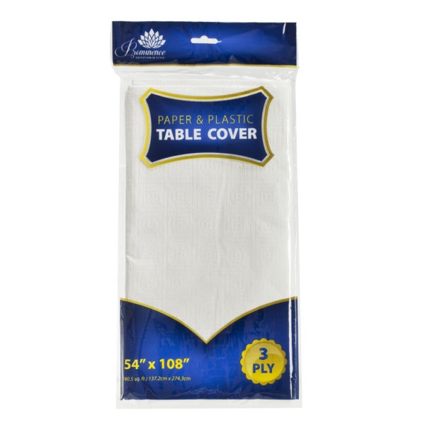 Paper & Plastic table cover