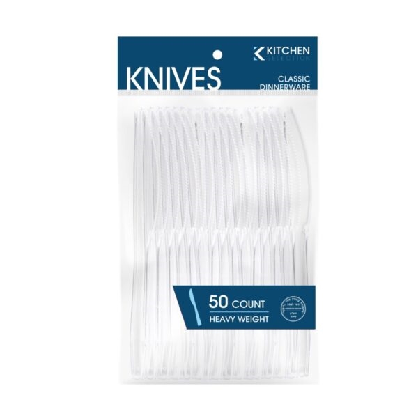 Kitchen Collection Heavy Weight Clear Knives - 50 pc