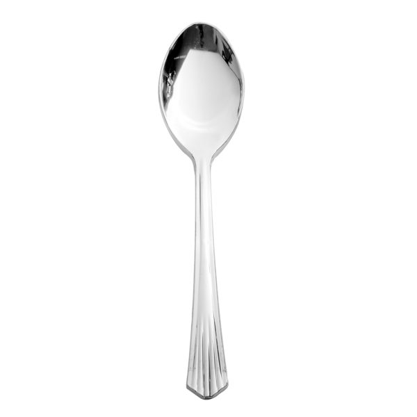 Silver Like Upscale Soup Spoons - 40 pc - Item #1791
