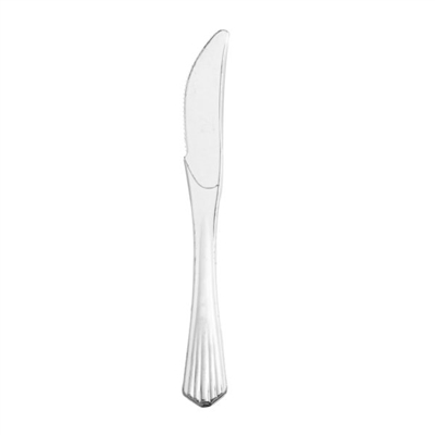 Silver Like Upscale Knives, 40 Pc - Disposable Plasticware For Parties