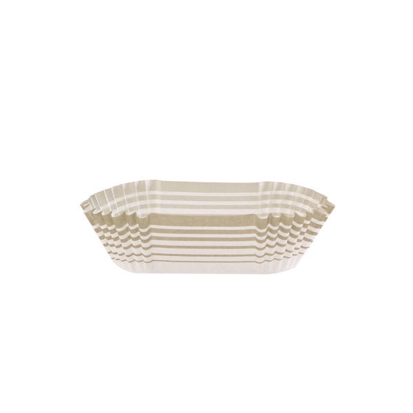 Supreme Round Baking Cups with Taupe Stripes 72 ct