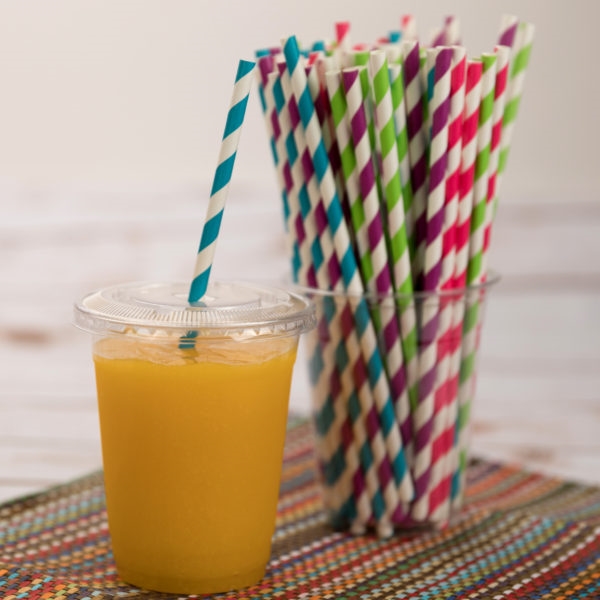 Colorful Paper Straws 150 Ct
