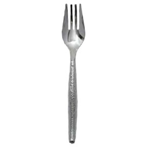Silver Hammered Serving Fork