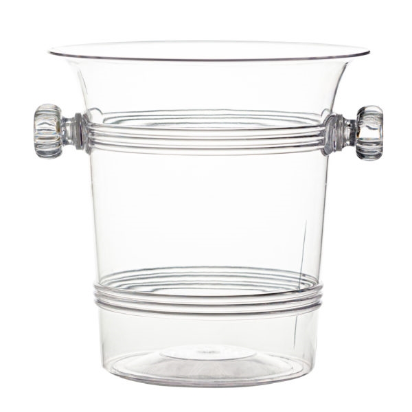Clear Ice Bucket with Tong