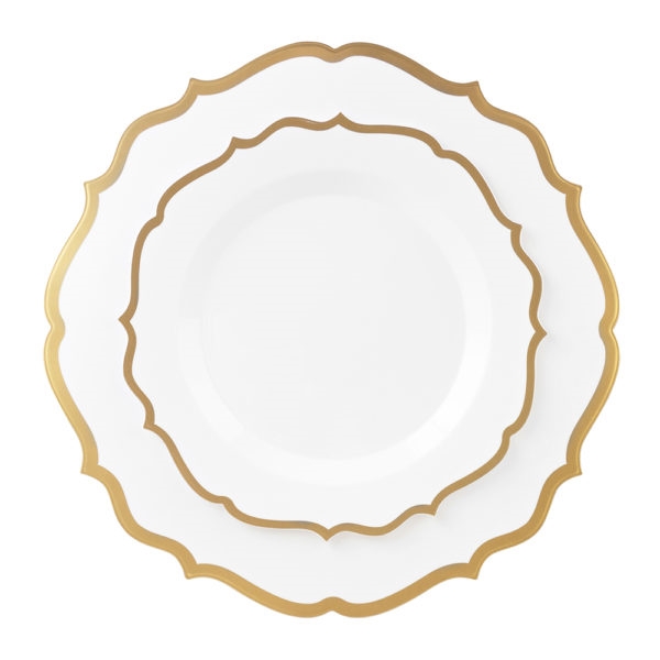 Contemporary Dinnerware 32 Count Combo in Gold