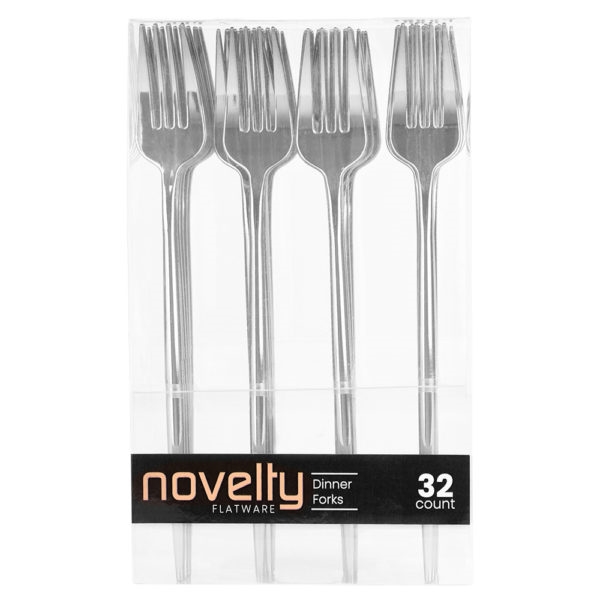 Novelty 32Ct Silver Dinner Forks