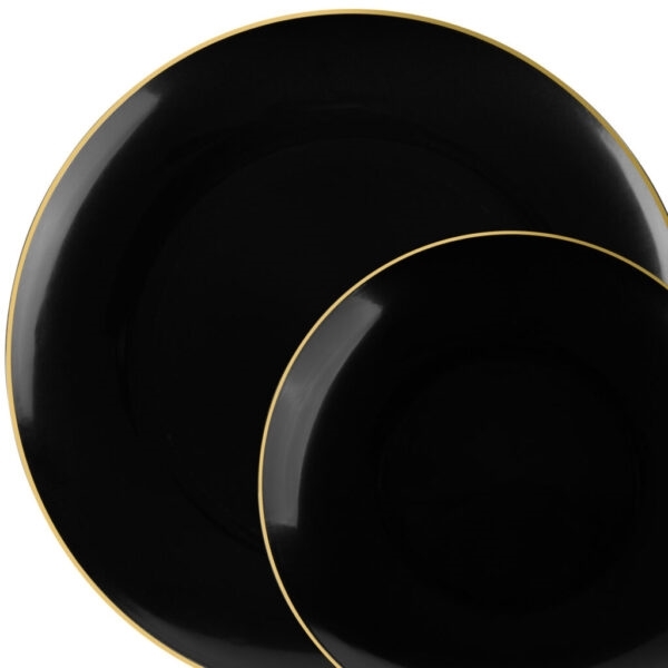 Organic Black and Gold Rim Collection