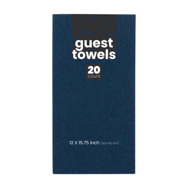 Guest Towels  Navy Blue 20 Count