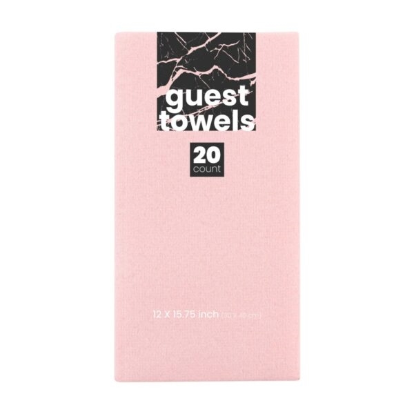 Blush Pink Guest Towels 20 Ct
