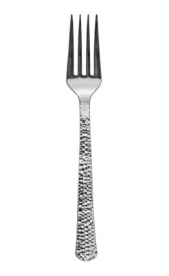 Decor Hammered Design Forks, 20 Pc - Full Table Setting For Parties