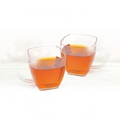 Decor Mini Collection Tea Cups in Clear 10oz
