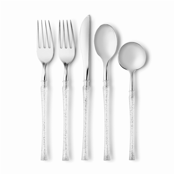 Fusion Collection 40ct Cutlery in Silver