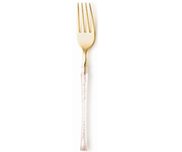 Fusion Collection 20 Piece Dinner Forks in Gold