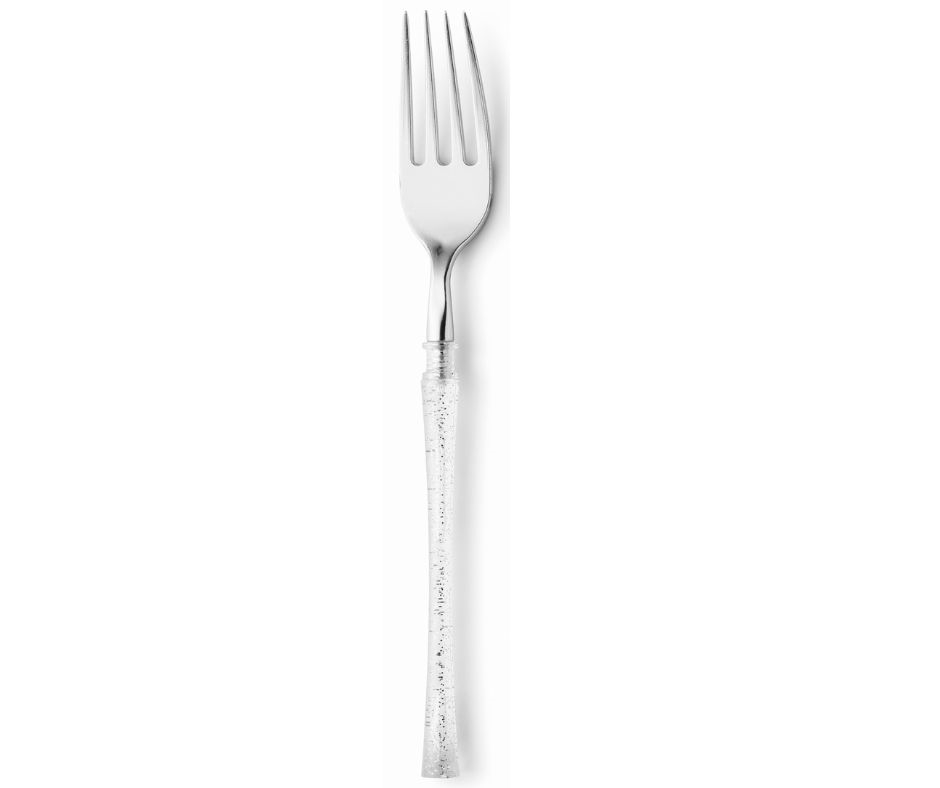 Fusion Collection 20 Piece Dinner Forks in Silver
