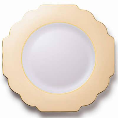Decor Grand Collection Gold with Gold Rim