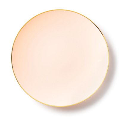 Decor Classic Collection Pink with Gold Rim