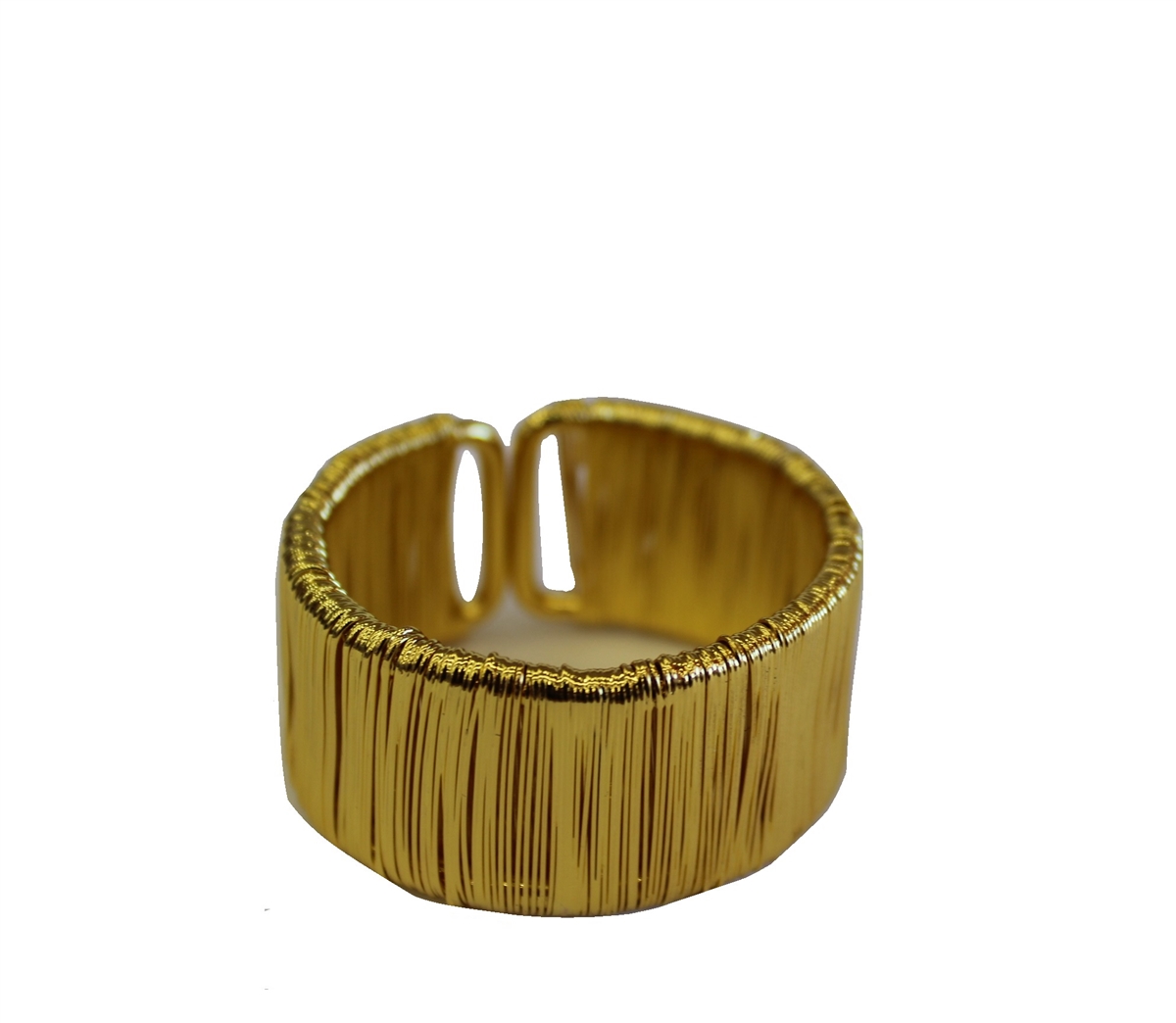 Gold Strands Design Like Napkin Rings Set of 4