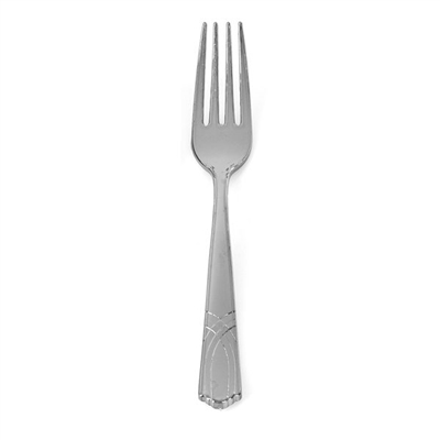 Silver Like Collection Forks, 24pc - 24 Pack Disposable Utensils