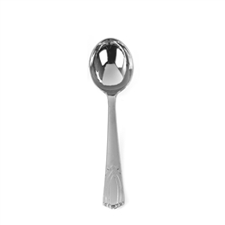 Plastic Silver Spoons, 24 Per Pack - Durable Disposable Plasticware