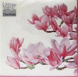 Magnolia Cream Decorative Napkins - 20 ct