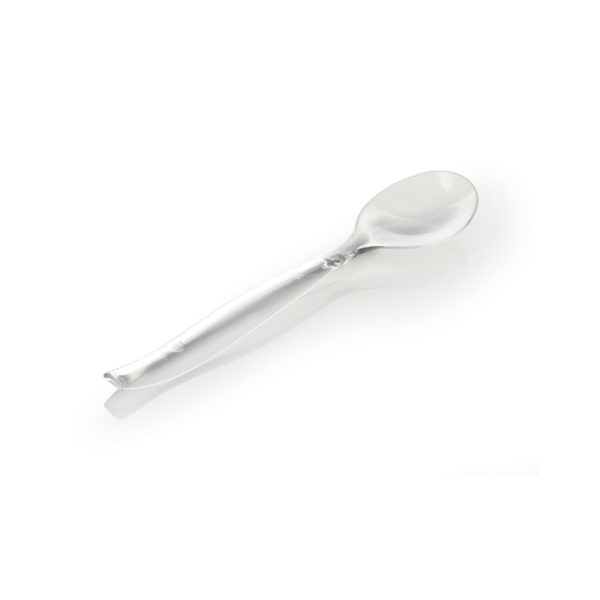 Mini Clear Plastic Spoons -50 per Pack