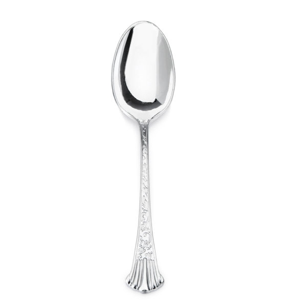 Silver Like Traditional Soup Spoons - 20 Pack Disposable Utensils