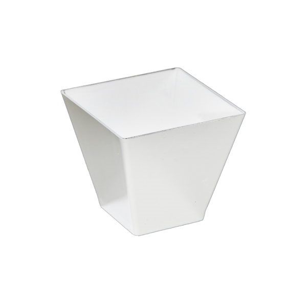 2oz Square Bowl Clear-12 count