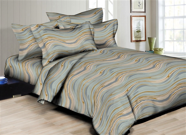 Better Bed Collection: Desert Waves 8PC Bedding Sets- 300  Thread Count