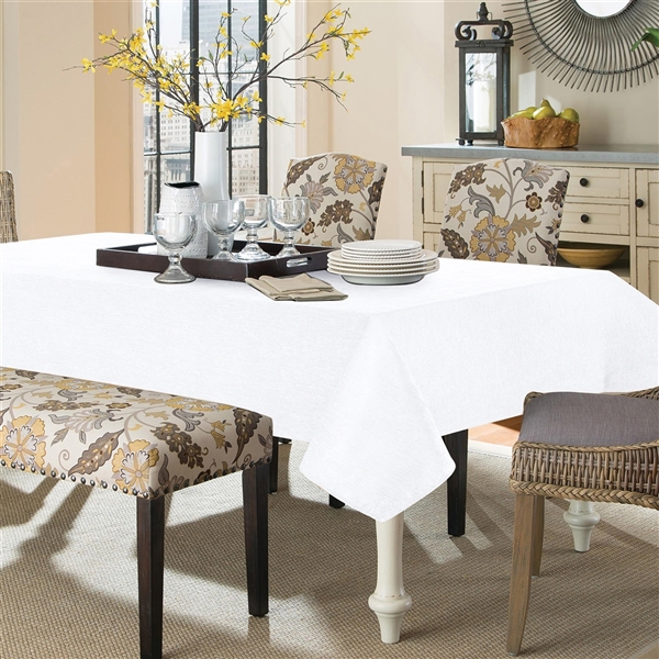 Luxurious Attractive Design Chenille 4 Seater Center Table Cover Maroon 