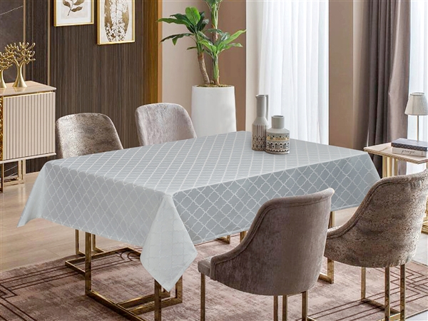 Milan White Tablecloth