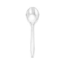Pack of 50 Spoons, Kitchen Collection - Durable Disposable Plasticware