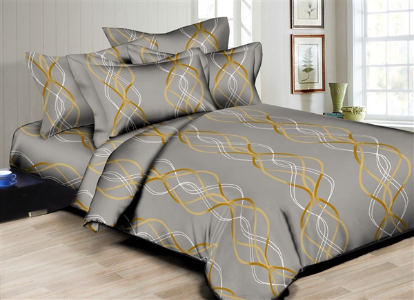 Superior Linen: Golden Ropes 6PC Bedding Set