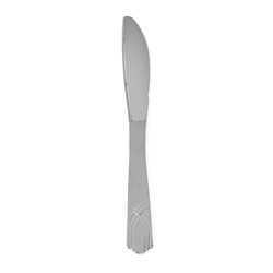 Silver Plastic Knives, 24 Per Pack - Durable Disposable Plasticware