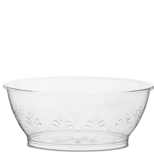 Disposable Plastic Bowls by Simcha Collection 6 oz. , Fancy Heavy weight plastic