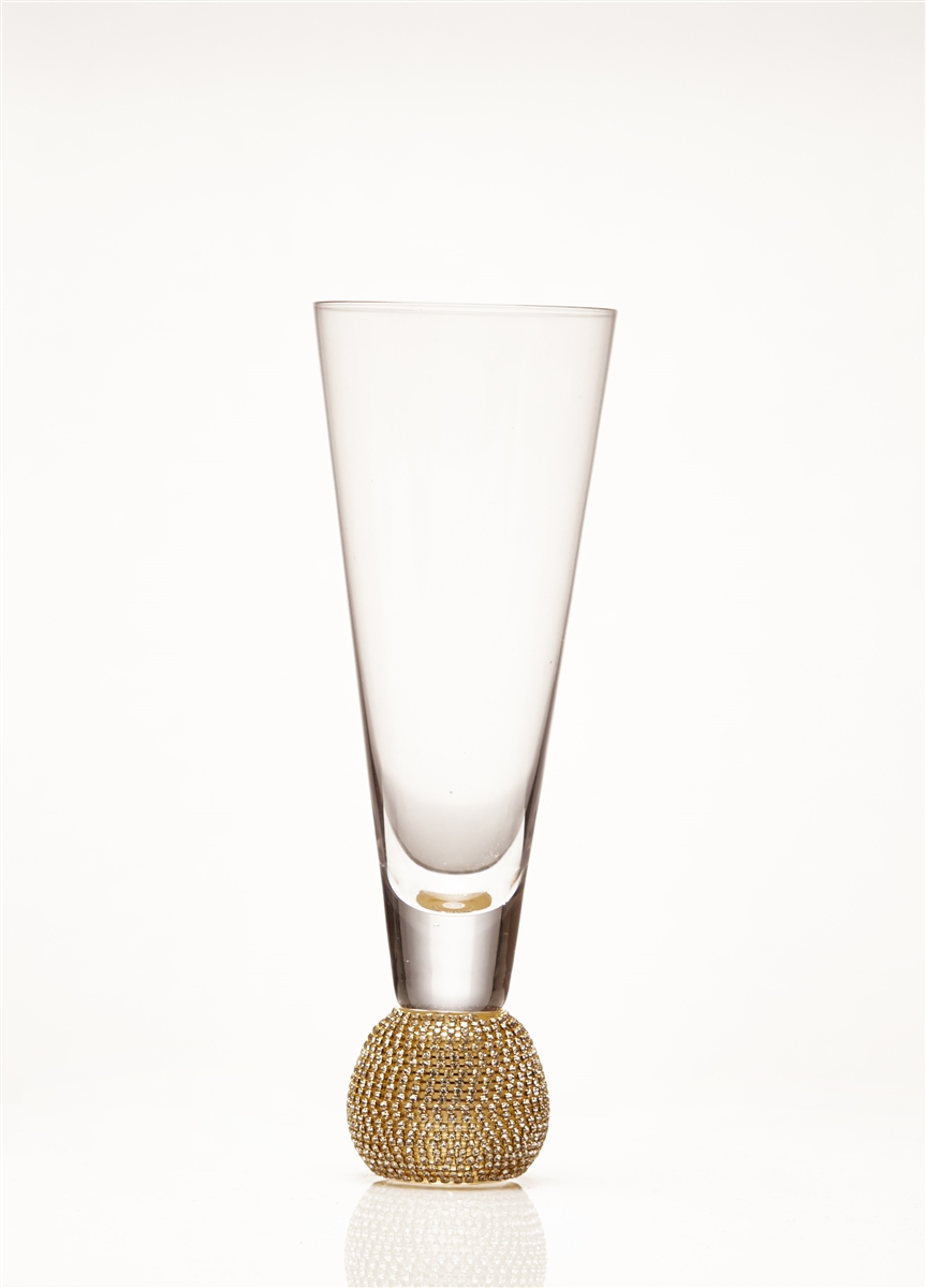 Venetian Champagne Flute  Set of 4 Glasses