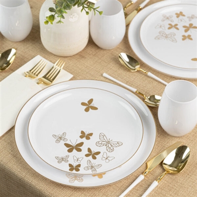 Elegant Disposable Plastic Plates & Bowls for Weddings & Events